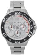 Nautica Herrklocka NAPP25005 Silverfärgad/Stål Ø48 mm