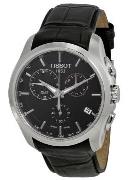 Tissot Herrklocka T035.439.16.051.00 Couturier Svart/Läder Ø41 mm