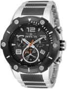 Invicta Herrklocka 33283 Speedway Svart/Stål Ø51.5 mm