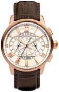 Cerruti 1881 Herrklocka CIWGC2206405 Vit/Läder Ø44 mm