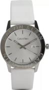 Calvin Klein Damklocka K7Q211L6 Silverfärgad/Läder Ø38 mm