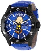 Invicta Herrklocka 38641 Character Blå/Läder Ø48 mm