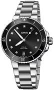 Oris Damklocka 01 733 7731 4194-07 8 18 05P Diving Svart/Stål Ø36.5