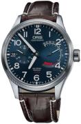 Oris Herrklocka 01 111 7711 4165-Set 1 22 72FC Aviation Blå/Läder