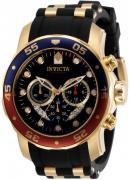 Invicta Herrklocka 31293 Pro Diver Svart/Gulguldtonat stål Ø48 mm