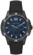 Nautica Herrklocka NAPSDG003 Multifunction Svart/Gummi Ø46 mm