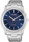 Citizen Herrklocka AW1211-80L Blå/Stål Ø42 mm