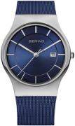 Bering Herrklocka 11938-303 Classic Blå/Stål Ø38 mm