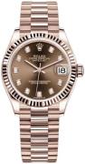 Rolex Damklocka 278275-0010 Datejust 31 Brun/18 karat roséguld Ø31