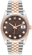 Rolex Damklocka 126231-0025 Datejust 36 Brun/18 karat roséguld Ø36