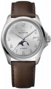 Glycine Herrklocka GL0384 Combat Classic Silverfärgad/Läder Ø40 mm