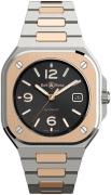 Bell & Ross Herrklocka BR-05-BLACK-STEEL-AND-GOLD-STEEL Br 05