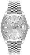 Rolex Herrklocka 126300-0004 Datejust 41 Silverfärgad/Stål Ø41 mm