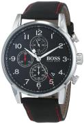 Hugo Boss Herrklocka 1513535 Chronograph Svart/Läder Ø44 mm