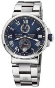 Ulysse Nardin Herrklocka 1183-126-7M-43 Marine Collection Blå/Stål