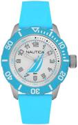 Nautica Herrklocka NAI08515G Vit/Gummi Ø44 mm