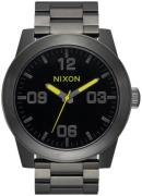 Nixon Herrklocka A3465002-00 The Corporal Svart/Stål Ø48 mm