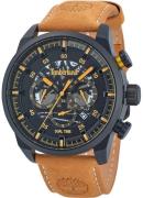 Timberland Herrklocka TDWGF2100602 Henniker III Svart/Läder Ø47 mm