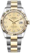 Rolex Damklocka 126233-0046 Datejust 36 Gulguldstonad/18 karat gult