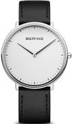 Bering 15739-404 Ultra Slim Vit/Läder Ø39 mm