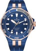 Edox Herrklocka 80110-357BURCA-BUIR Delfin Blå/Gummi Ø43 mm