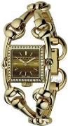 Gucci Damklocka YA116509 Signoria Brun/18 karat gult guld 20x20 mm