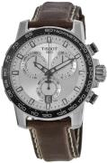 Tissot Herrklocka T125.617.16.031.00 Supersport Silverfärgad/Läder