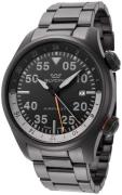 Glycine Herrklocka GL0434 Airpilot Gmt Svart/Stål Ø44 mm