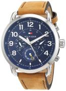 Tommy Hilfiger Herrklocka 1791424 Blå/Läder Ø46 mm