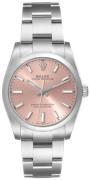 Rolex Damklocka 124200-0004 Oyster Perpetual 34 Rosa/18 karat vitt