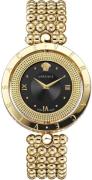 Versace Damklocka VE7900820 Eon Svart/Gulguldtonat stål Ø34 mm