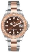 Rolex Herrklocka 268621-0003 Yacht-Master 37 Brun/18 karat roséguld