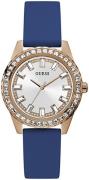 Guess Damklocka GW0285L1 Sparkler Silverfärgad/Gummi Ø38 mm