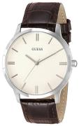 Guess Herrklocka W0664G2 Vit/Läder Ø40 mm