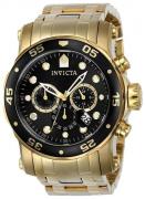 Invicta Herrklocka 23650 Pro Diver Svart/Gulguldtonat stål Ø48 mm