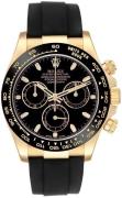 Rolex Herrklocka 116518LN-0043 Cosmograph Daytona Svart/Gummi Ø40 mm