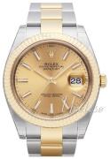 Rolex Herrklocka 126333-0009 Datejust41 Gulguldstonad/18 karat gult