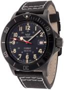 Glycine Herrklocka GL0426 Combat Svart/Läder Ø42 mm