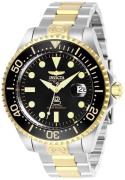 Invicta Herrklocka 27614 Pro Diver Svart/Gulguldtonat stål Ø47 mm