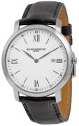 Baume & Mercier Herrklocka MOA10097 CLASSIMA Silverfärgad/Läder