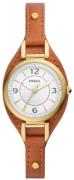 Fossil Damklocka ES5215 Carlie Mini Vit/Läder Ø28 mm