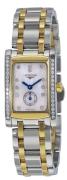 Longines Damklocka L5.155.5.09.7 DolceVita Vit/18 karat gult guld