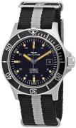 Glycine GL0083 Combat Svart/Textil Ø42 mm