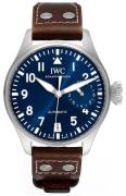 IWC Herrklocka IW500916 Big Pilot Blå/Läder Ø46.2 mm