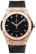 Hublot Herrklocka 565.OX.1181.LR Classic Fusion Svart/Läder Ø38 mm