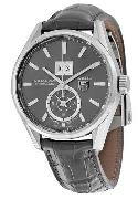 TAG Heuer Herrklocka WAR5012.FC6326 Carrera Calibre 8 Grå/Läder