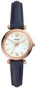 Fossil Damklocka ES4502 Carlie Mini Vit/Läder Ø28 mm