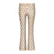 Giambattista Valli Straight Trousers Beige, Dam