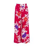 P.a.r.o.s.h. Wide Trousers Pink, Dam