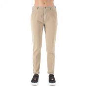 40Weft Beige Oxford Chino Byxor Briana Beige, Dam